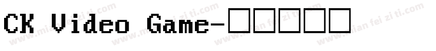 CK Video Game字体转换